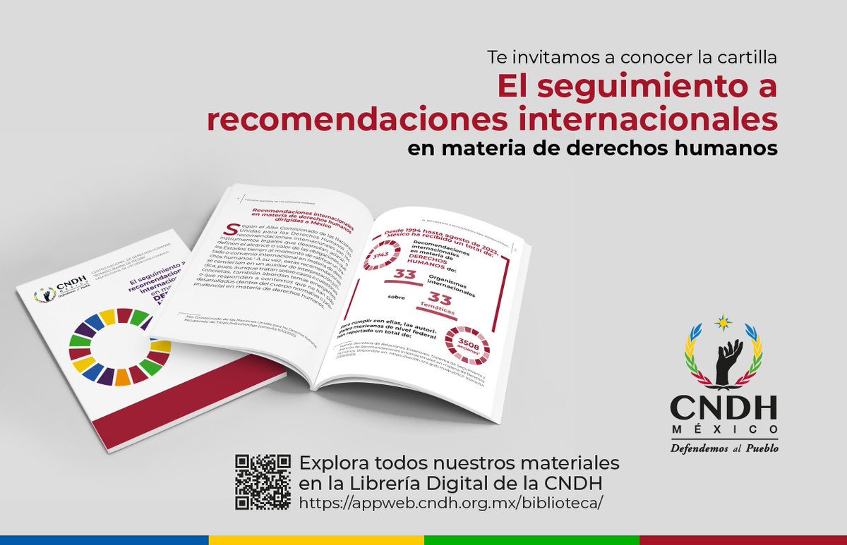 Conoce cuáles son las #Recomendaciones internacionales en materia de #DerechosHumanos dirigidas a México 🇲🇽.👇 📊 bit.ly/RecoInternacio… #DefendemosAlPueblo