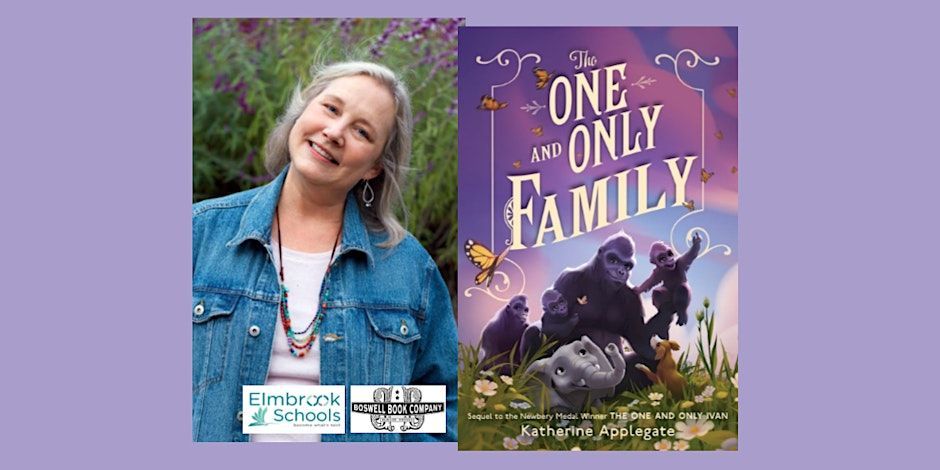 If you're joining me on #TheOneAndOnlyFamily tour, watch out for a couple of venue changes! My @RedBalloonBooks event will now take place at the Ramsey County Library: redballoonbookshop.com/event/katherin… And my @boswellbooks event will be at Brookfield East High: eventbrite.com/e/katherine-ap…