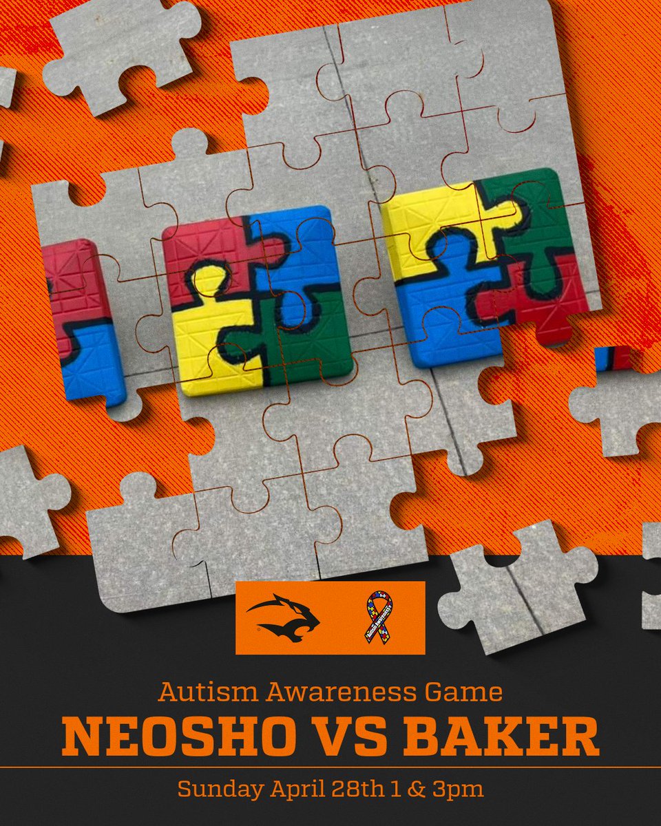 Join us tomorrow for our Autism Awareness game as Neosho takes on Baker at 1 & 3pm. Livestream can be found here: team1sports.com/neosho/