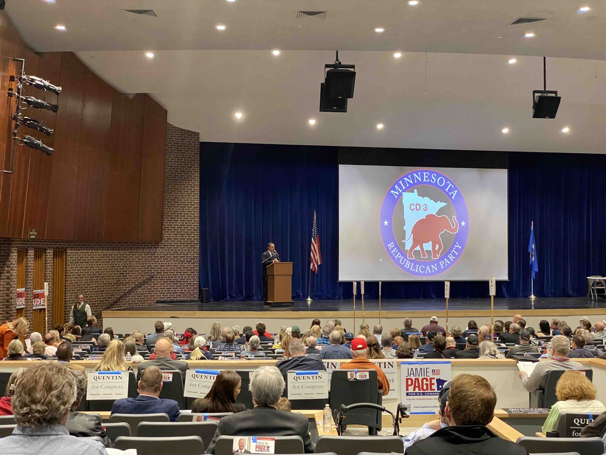 Thanks for the warm welcome CD 3 delegates! It was an honor to speak with you all about my plan to bring a new vision of leadership to Minnesota families. #MNSenate