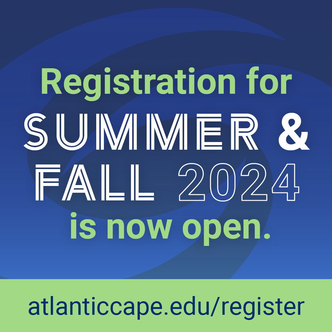 atlanticcape's tweet photo. Get a jump start on the upcoming academic year by registering for Summer & Fall before you leave for summer break. Don't wait until the last minute. Secure your spot today! Schedule your classes & avoid the rush! https://t.co/RHpZSZtQhn. #summerregistration #fallregistration https://t.co/Af1fGqW0Pr