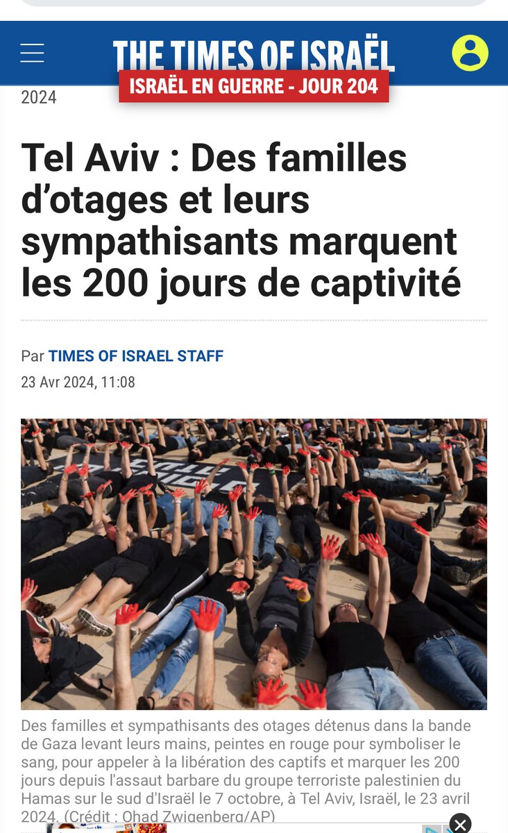 La désinformation des pro-génocide est pitoyable Des mains rouges présentées par une manipulatrice comme 'un appel au massacre' La revendication est toujours la même depuis le début : Cesser le massacre