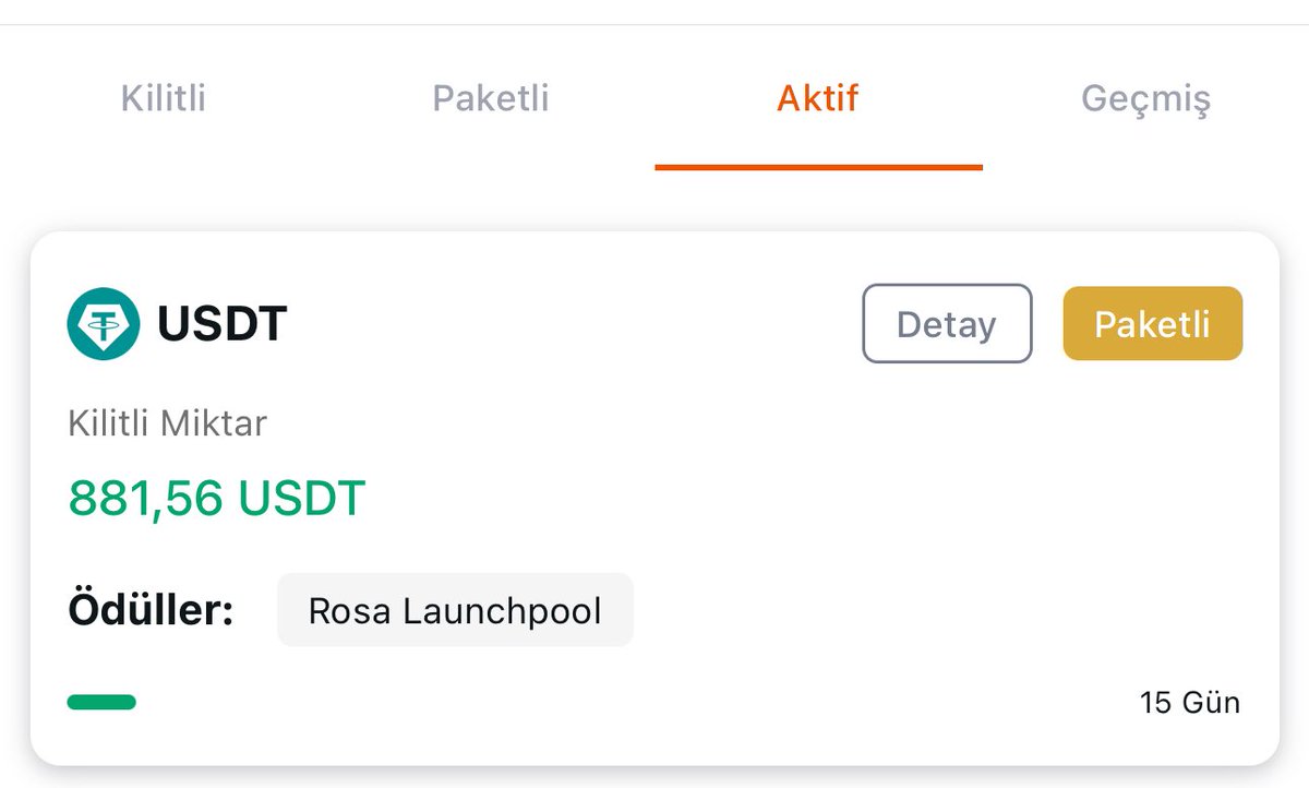 $BEPE launchpoolda güzel kazandık. Şimdi de BİTCİ borsasında $ROSA launchpoola katılım sağladım. Piyasa tatsız, yine risksiz kazanç ile güzel getiri elde edebiliriz. kilit süresi 15 gün.  Bol şanslar 🤝