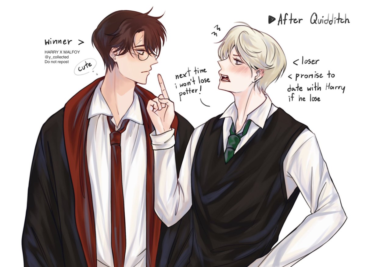 คืองี้❤️💚 #hpdm #drarry