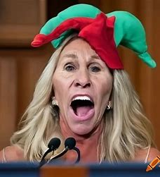 Green calling for speaker Johnson's removal following Ukraine bill passage. 'Two times I've been around that track but it's just gonna happen like that, cause I am that Hollaback girl, I am that Hollaback girl.' #RiseUp #bluecrew #bidenharris #NeverTrump #saveamerica #GoodTrouble