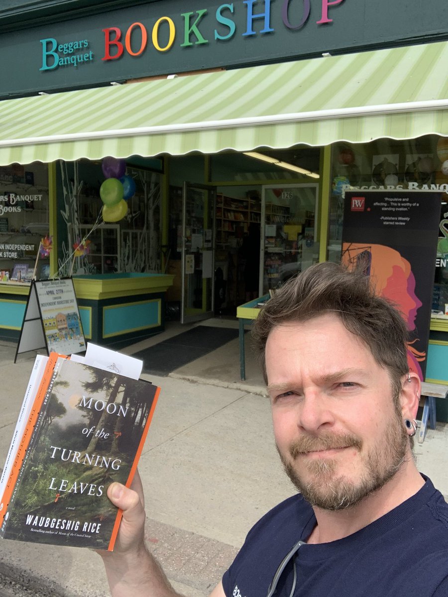 Just picked up a nice little haul from  @BeggarsBanquetB in the beautiful @TownofGananoque for #CIBD2024 @waub #HeidiReimer @silviamg #moonoftheturningleaves #themotheract #untamedshore