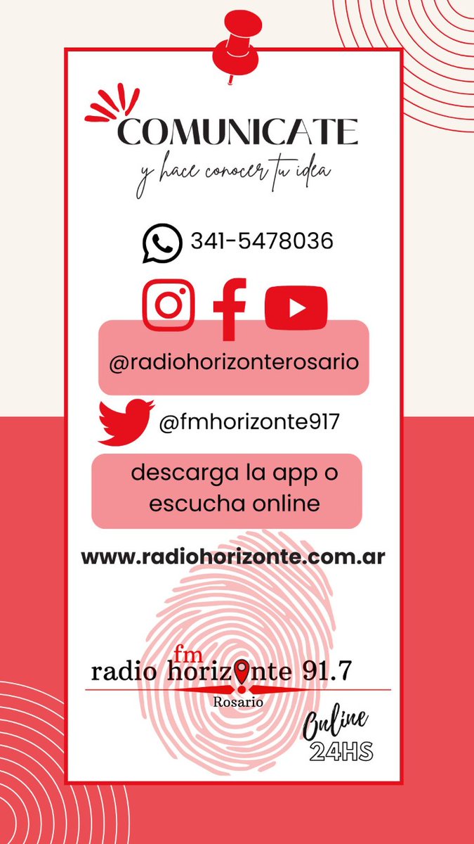 Radio Horizonte Rosario (@fmhorizonte917) on Twitter photo 2024-04-27 17:19:49