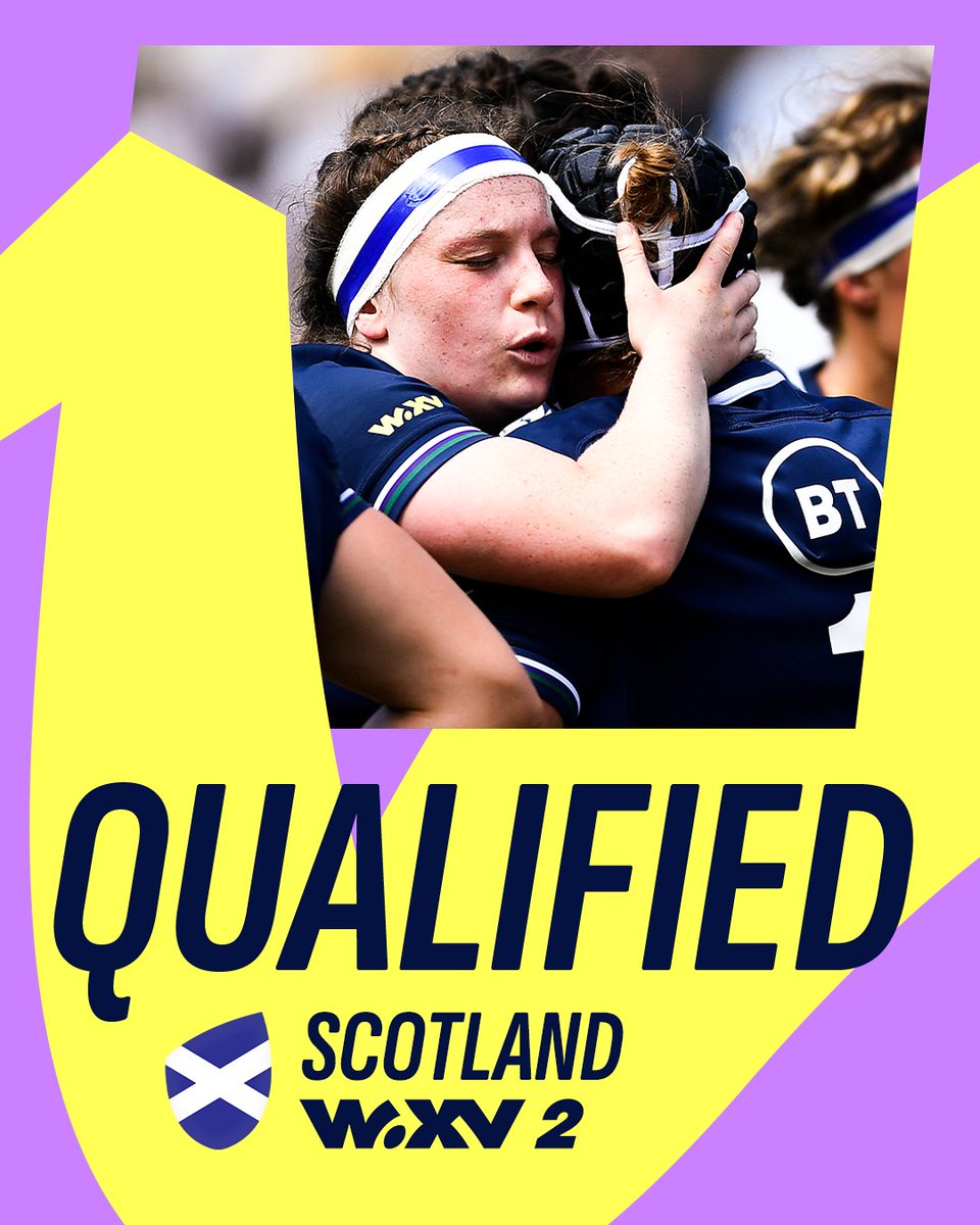 #WXV2 qualification secured 😍 Congratulations to @Federugby and @Scotlandteam who have qualified for #WXV 2024 🔥