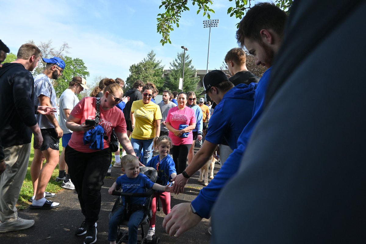 It's all about the time we get to share and spend within our community.

Proud to host and participate in the annual Buddy Walk today at Memorial Stadium and thank you to all who came out in support!

#MarchOn | #LeaveNoDoubt