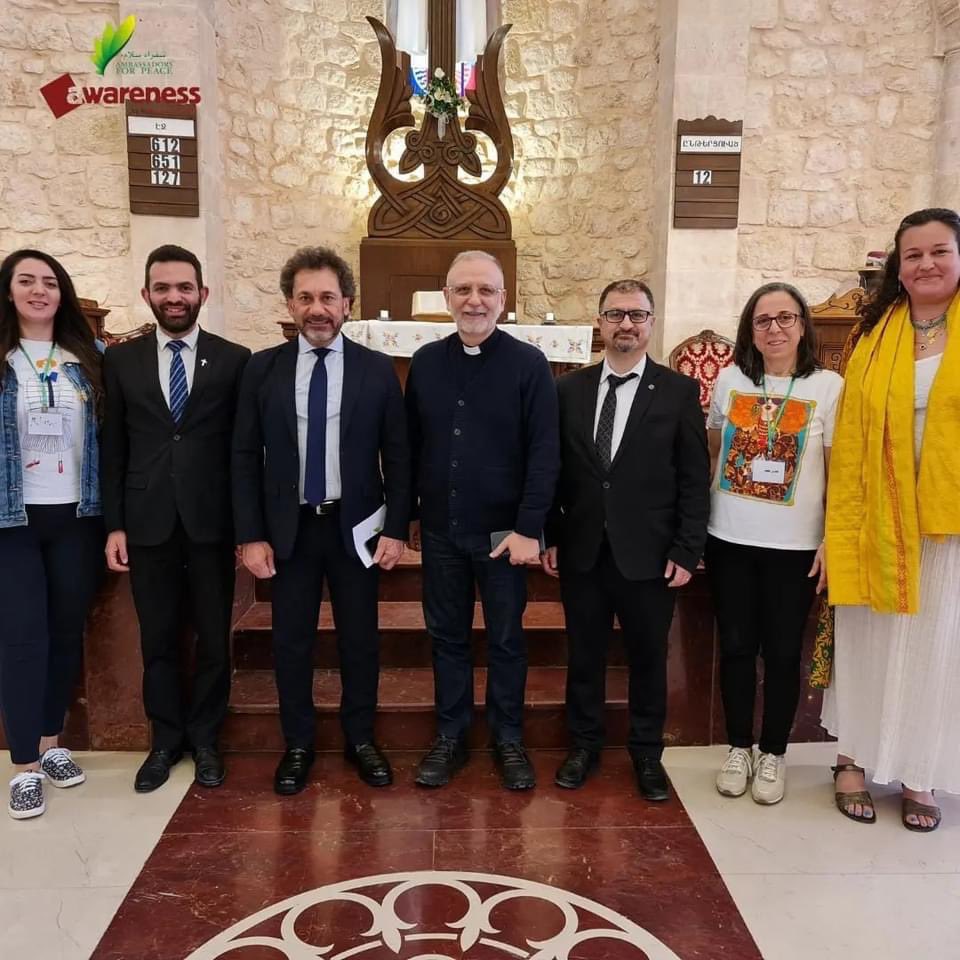 Awareness Foundation (@awareness_found) on Twitter photo The @Awareness_Founda in collaboration with Armenian Evangelical Bethel Church of Aleppo, ran the "Ambassadors of Peace" program under title "The Person and the Relationship" in Aleppo. The young people represented most of the churches in the city.
<a href="/FollowEmbrace/">Embrace the Middle East</a> <a href="/OikoumeneYouth/">WCC Youth</a> The @Awareness_Founda in collaboration with Armenian Evangelical Bethel Church of Aleppo, ran the "Ambassadors of Peace" program under title "The Person and the Relationship" in Aleppo. The young people represented most of the churches in the city.
<a href="/FollowEmbrace/">Embrace the Middle East</a> <a href="/OikoumeneYouth/">WCC Youth</a>