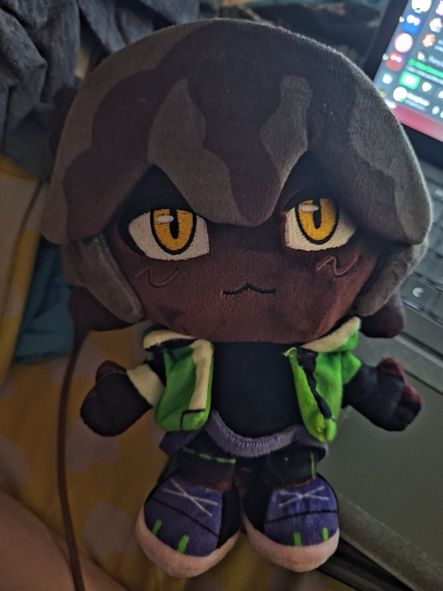 Finally got my Micah Yujin plushie!!! @JennyViPham I love him so much 💚