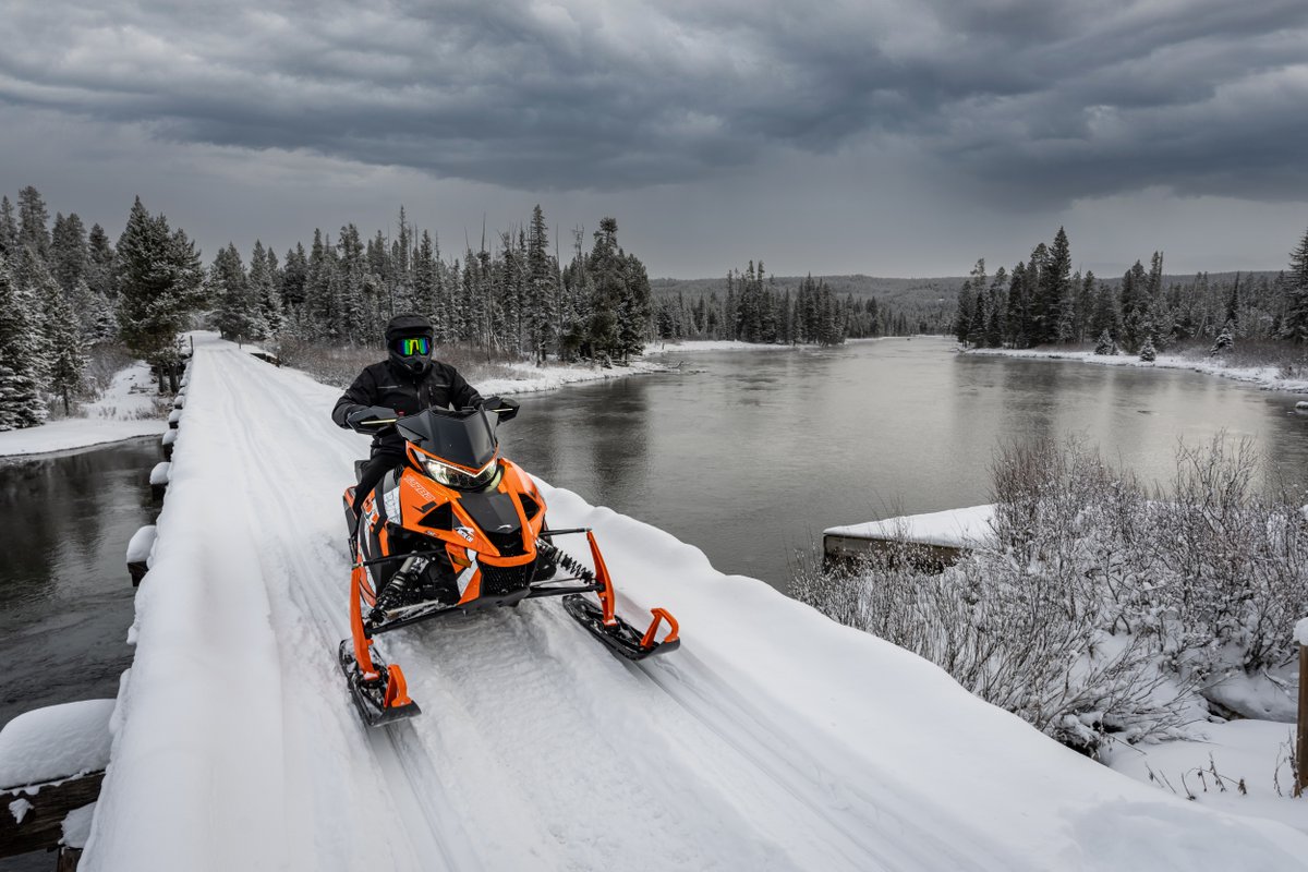 Epic rides on any adventure, anywhere. #ArcticCat #ArcticCatSnow #Riot #snowmobile