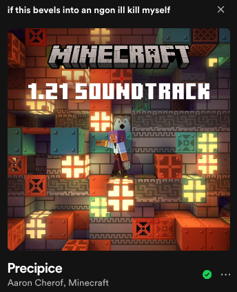 this song alone has given me the motivation to make a flood escape 2 map that looks like the trial chambers from minecraft, ill let yall know how it goes