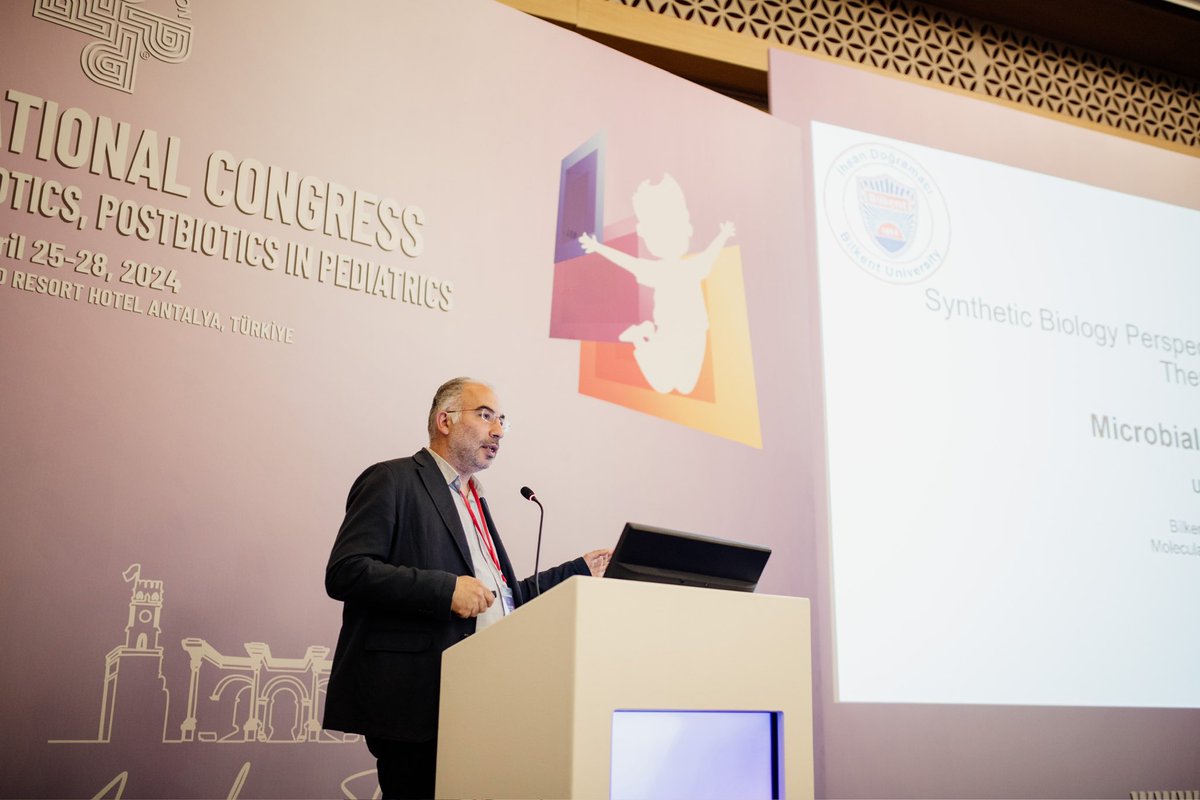 Bugün “9. Int. Cong. On Prebiotics, Probiotics, Postbiotics in Pediatrics” Kongresinde, Sentetik Biyoloji araçları ile geliştirmeye çalıştığımız mikrobiyal terapötiklere dair çalışmalarımızı paykaştım. Nazik daveti için @timbooth75 Çağrı Hocama teşekkür ederim.