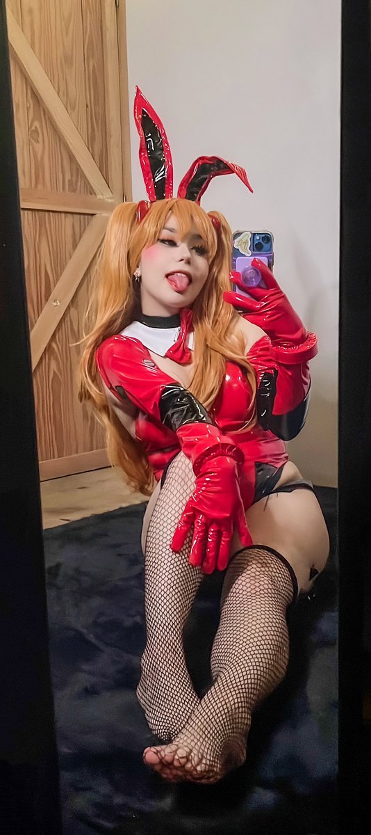 #Asuka #Anime #cosplayergirl #cosplay #evangelioncosplay #fishnet