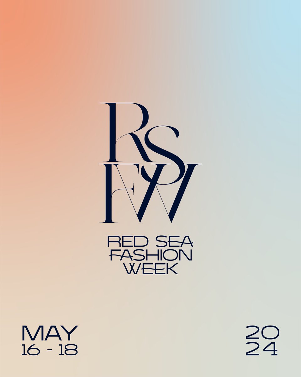 تعلن هيئة الأزياء عن اقامة اسبوع موضة بجدة 'أسبوع الازياء بالبحر الأحمر' #RedSeaFashionWeek والذي يوافق الايام من ١٦ الى ١٨ مايو الشهر والذي يختص بازياء صيفية مريحة فارهه ☀️