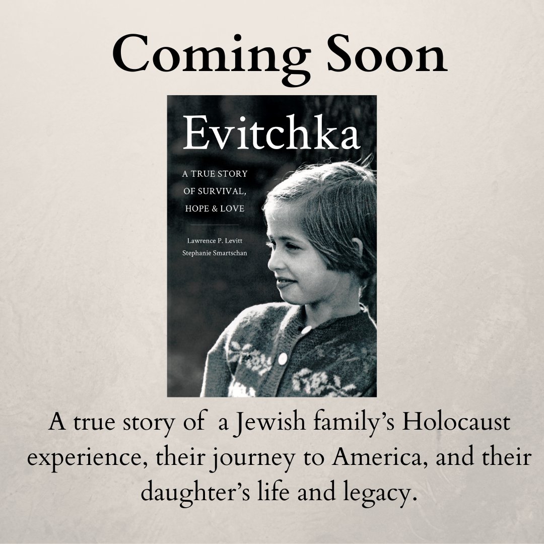 #ComingSoon a true story of a Jewish family's #Holocaust experience, their journey to America, and their daughter's life and legacy. #nonfiction