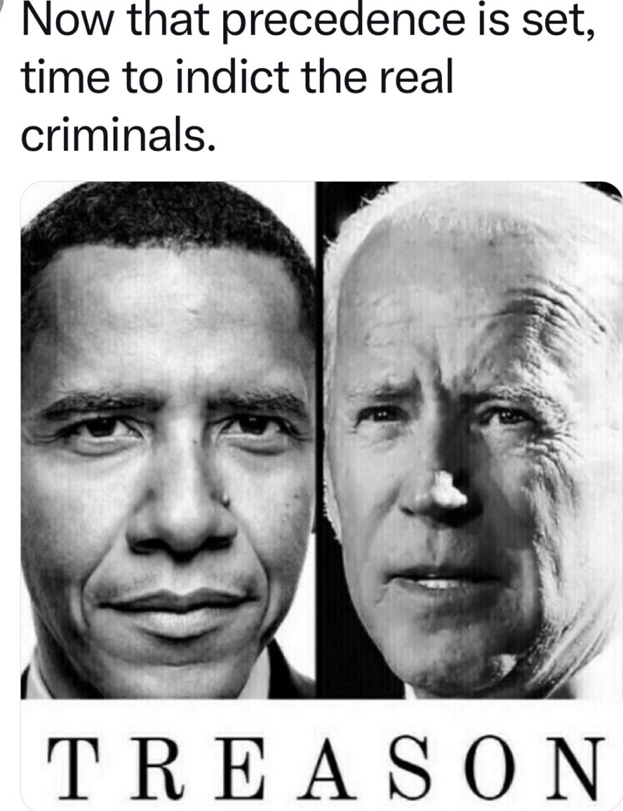 #PresidentialImmunity  #ArrestObama #ArrestBiden  #Traitors #Treason  #DemocratsAreEvil