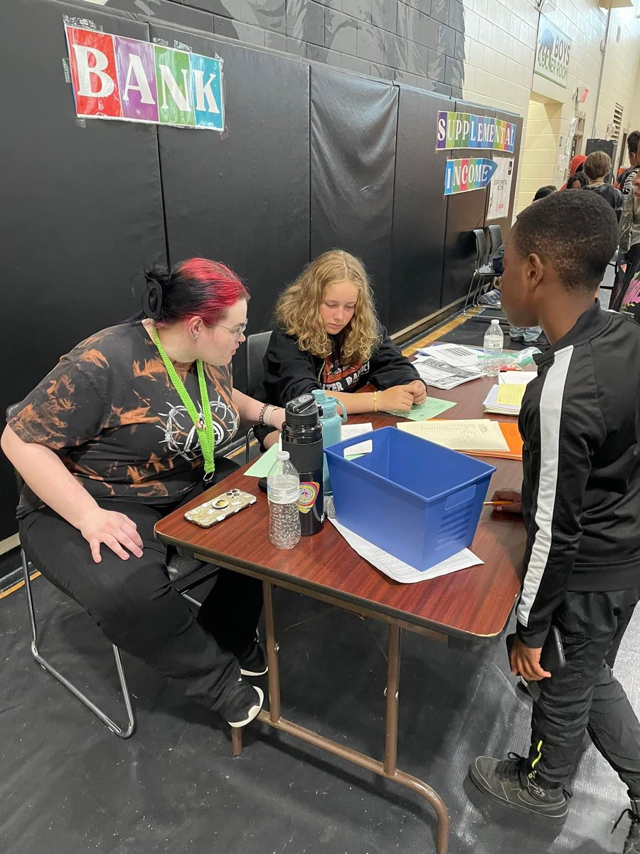 Sharing #KMMPM’s amazing CDF Viola Konopka’s post. Mrs. Konopka has coordinated monthly events for students to be #PurposeDriven & #CollegeandCareerReady! Seeing her transform the gym into “The Game of Life” was remarkable. Students learned a lot from this interactive experience.