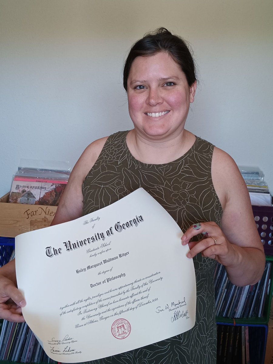Had a nightmare last night that I opened the diploma tube and there was only a note that they couldn’t give me a diploma….so I finally opened the tube that took 4 months to arrive. #phdone