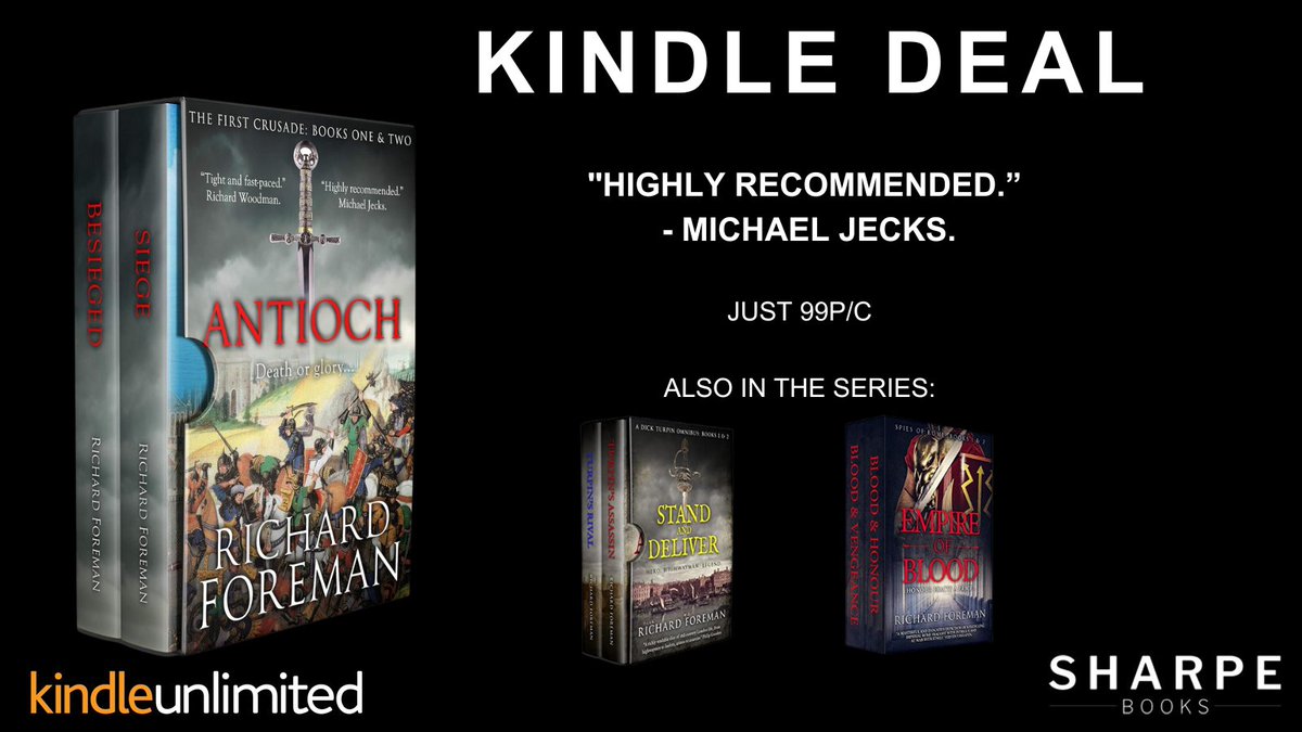 #KindleDeals #99p Antioch: The First Crusade By @rforemanauthor 'Highly recommended.” Michael Jecks. amazon.co.uk/dp/B089KS8QQ5/ #historicalfiction #crusades #medievaltwitter