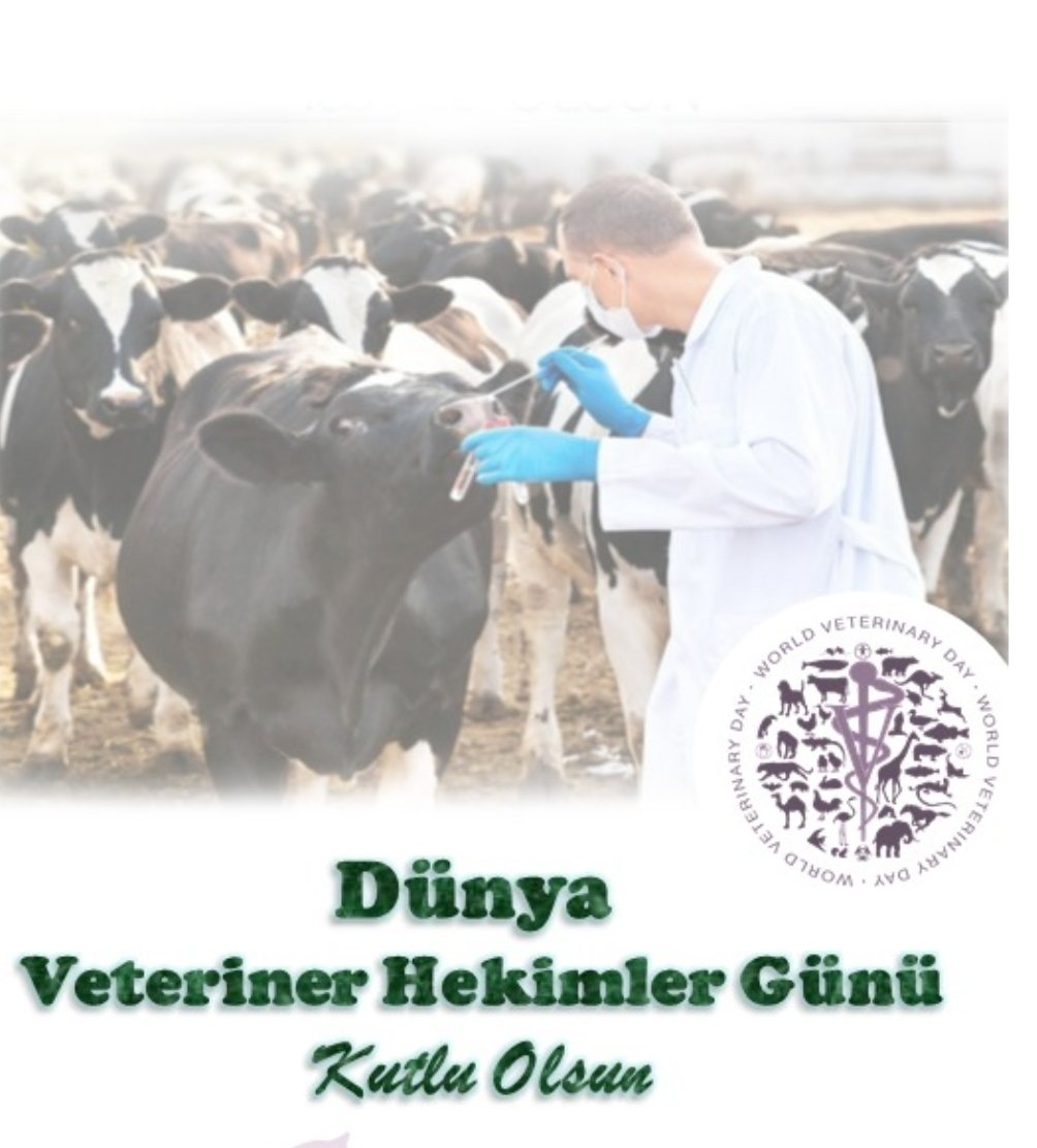 #DünyaVeterinerHekimlerGünü’nü kutluyor; veteriner hekimlerimize, hayvan sağlığımızın korunması ve hayvancılığımızın geliştirilmesi konusunda sundukları değerli katkıları ve fedakarlıkları için teşekkür ediyorum🙏