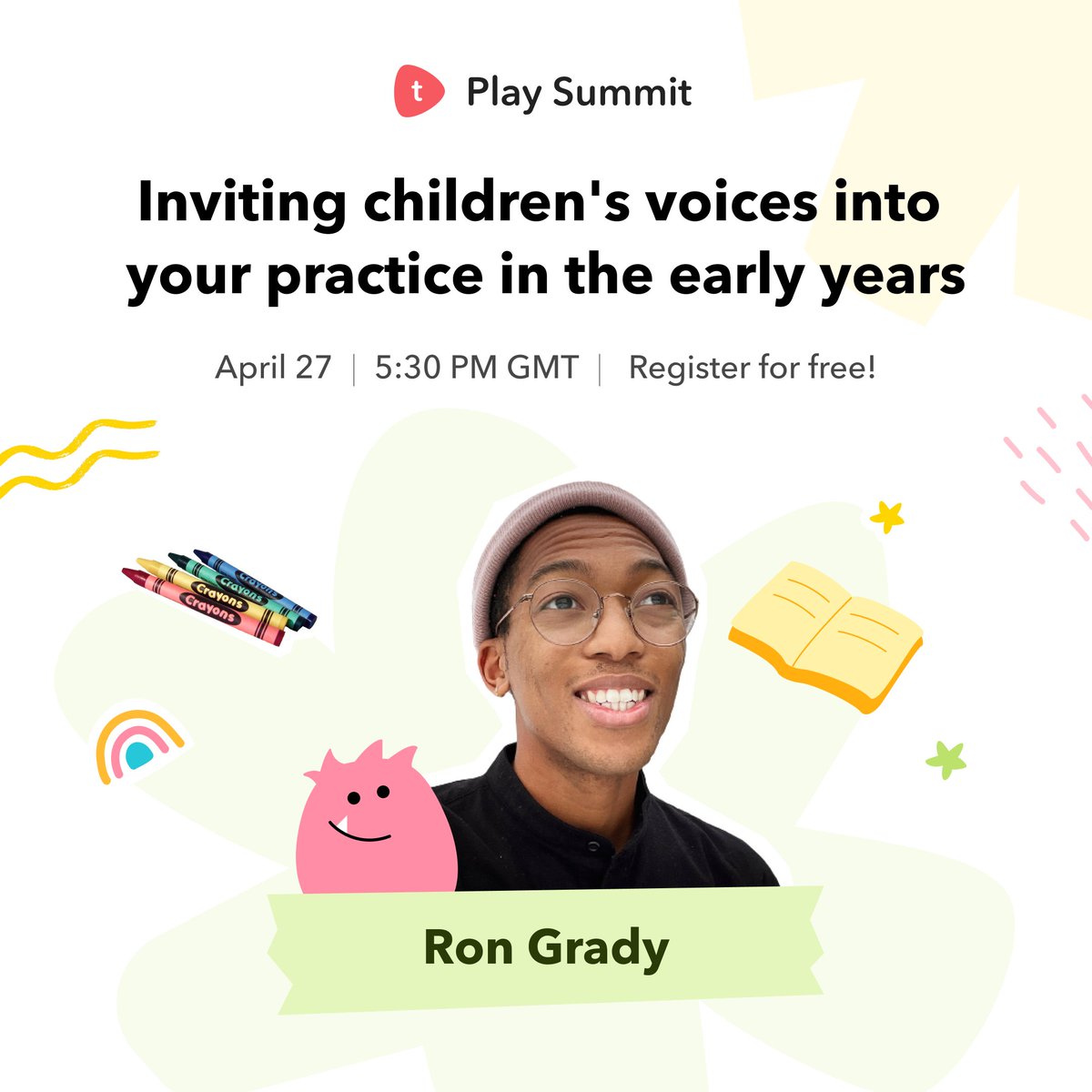 toddle_edu's tweet photo. π€ Kicking off now: "Inviting children's voices into your practice in the early years" with Ron Grady. Learn the art of listening at the #PlaySummit. Join us! @ronngrady
#EYPlayParty #earlyyears #earlychildhood https://t.co/auJmMaRgJs