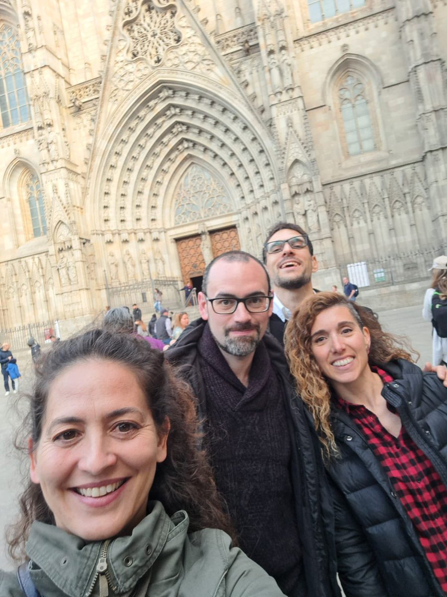 Celebrating @LibertadGonLu , appointment as full professor with @perezlozano and @juditvall . @UPFBarcelona made great choice: every person I know agrees that she is not only a top figure in her field and wonderful coauthor, but also an exceptional human being.