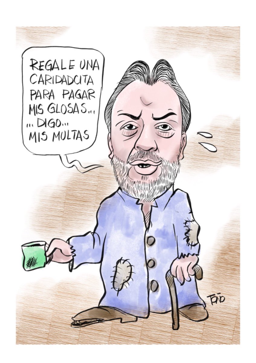 Alcalde limosnero…arrepentido. La caricatura de la política de Toño: