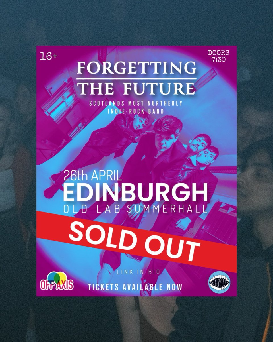 WOW… another SOLD OUT Edinburgh show, what can we say other than… we F*cking love ya!! We hope you had as good of a time as we did on stage. We’ll be back soon Edinburgh🤞🏽🖤.