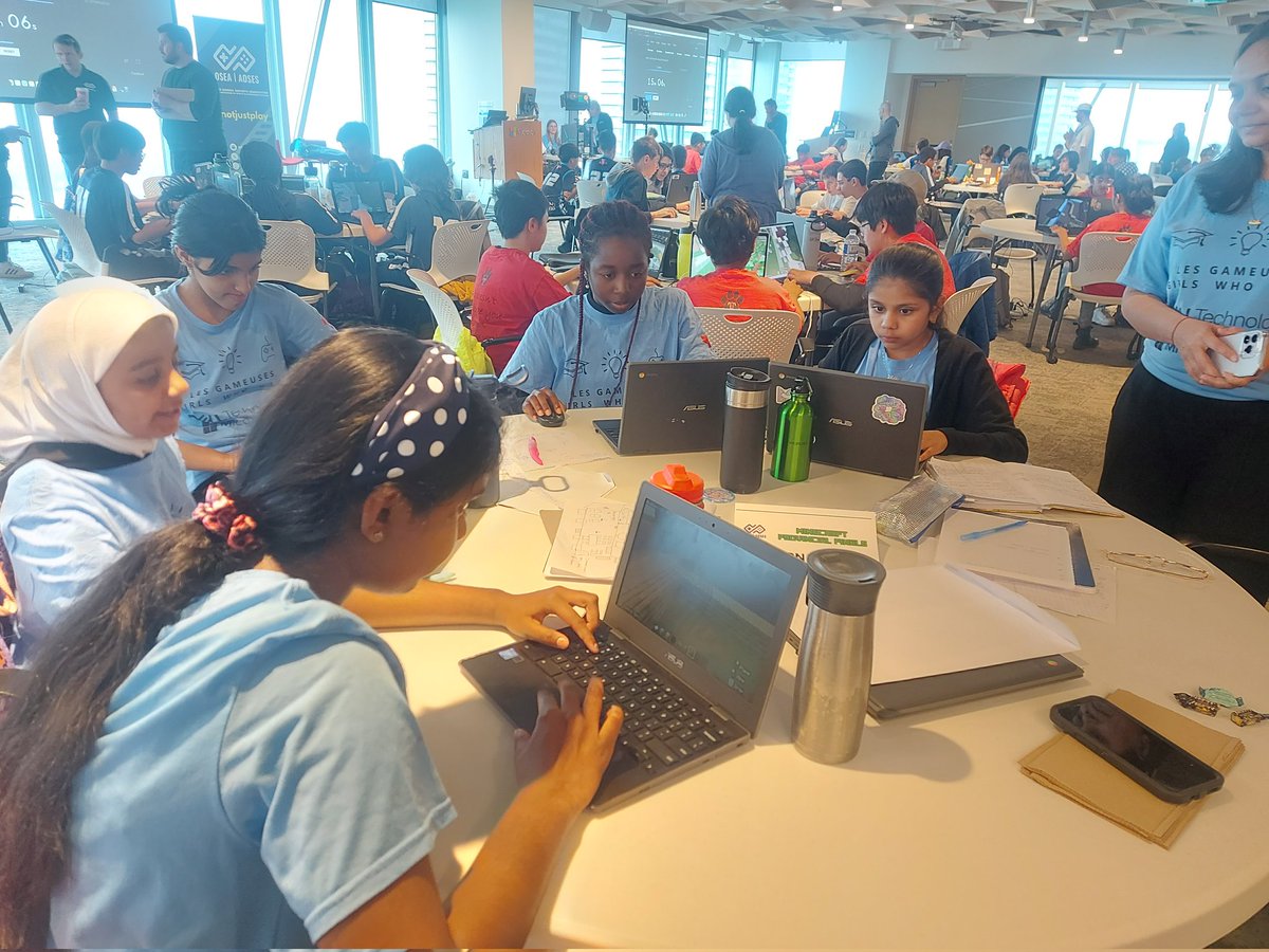 AiSlater's tweet photo. Thank you @DellTech for the 🍕🍕lunch and now the teams are on Challenge 3! Working collaboratively to build a future form of sustainable &amp; accessible transportation 🚐🛩! Using so many of the global competencies! #notjustplay @osea_aoses @KatPapulkas @WoburnJunior @NitaGoswami4 https://t.co/6OzlU1hIpV