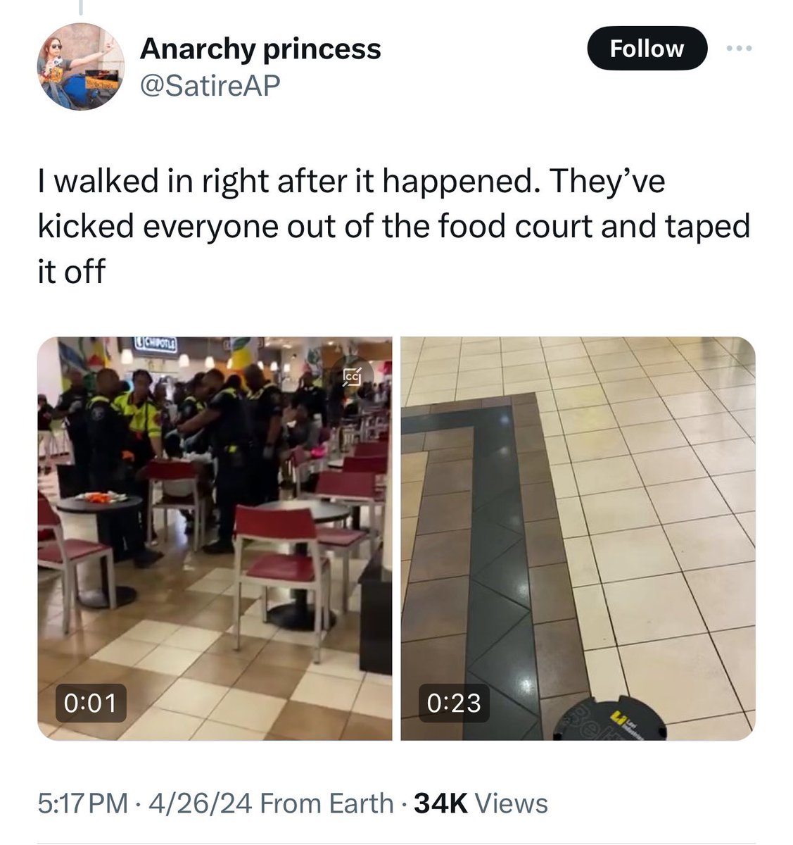 recallallen's tweet photo. A kid was stabbed in the food court, yet 3 hours later, Charles Allen’s biggest concern is bagels. Seriously?? Can’t grab a bagel with crime tape everywhere. #ToneDeaf much? 🤯
#ForASaferDC https://t.co/KYeJ3x9x1m https://t.co/mKneTO4dNT