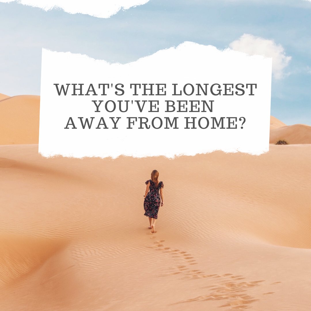 What's the longest amount of time you've been away from home? 🏡

#travel #travelblog #longtermtravel #digitalnomad #femaletravel