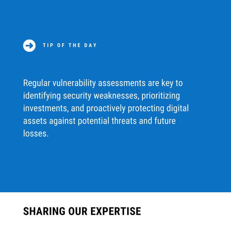Clearnetworkcom's tweet photo. Think of regular vulnerability assessments as your digital health check-ups - they're not just a good-to-have, they're a necessity! 💻🔒 

#CyberSecurity #DigitalProtection #ProactiveSecurity #BusinessProtection #SecureInvestments #SecurityFirst https://t.co/Z6HAbGU5s4