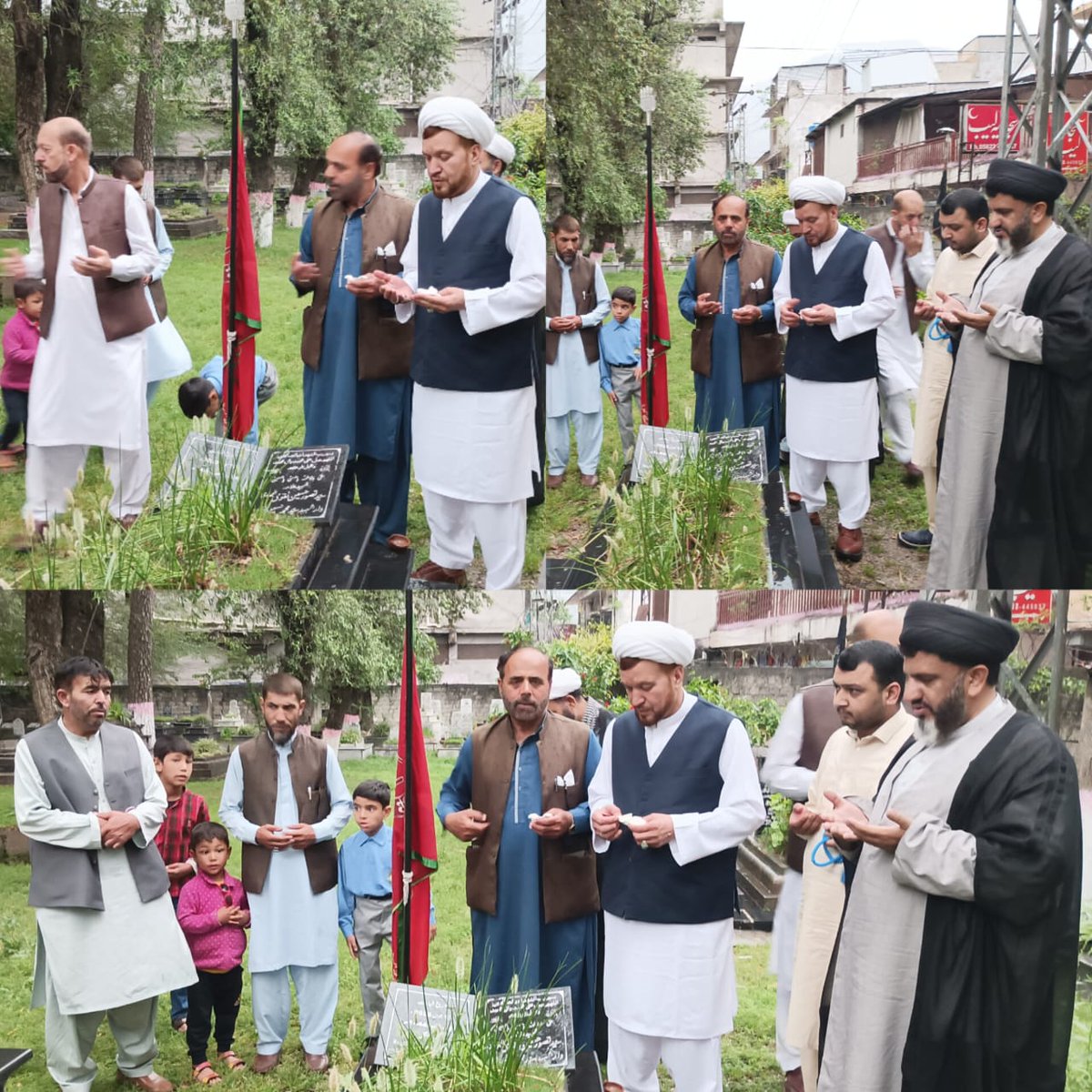 ejazbehashti's tweet photo. دو روزہ دورہ کشمیر کے موقع پر سابق صوبائی صدر مجلس وحدت مسلمین پاکستان آزاد کشمیر شہید علامہ تصور  جوادی مرحوم کے مرقد پر حاضری اور بلندی درجات کے لیے فاتحہ خوانی کی گئی https://t.co/FO7sJZyPjB