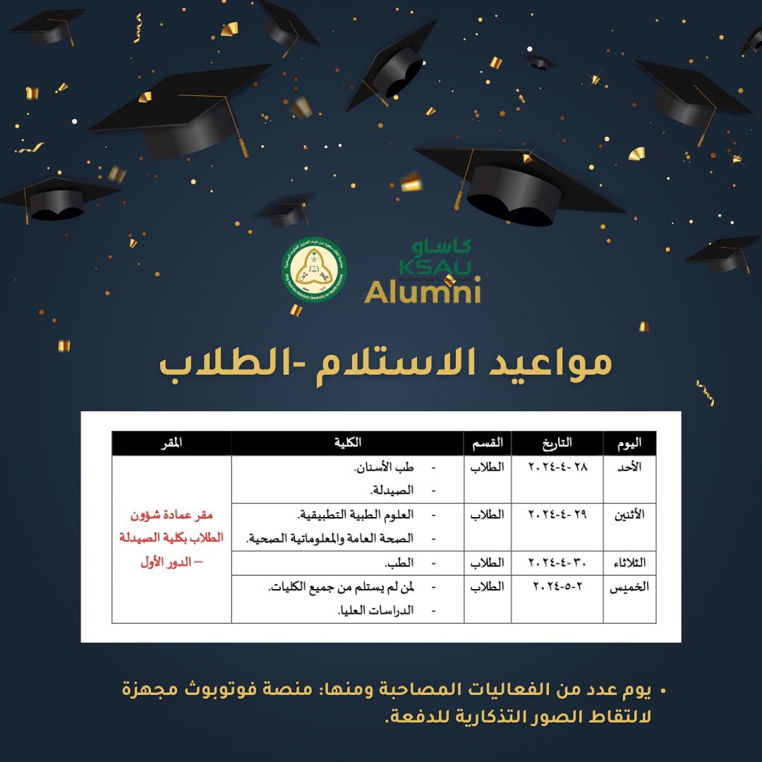 وحدة الخريجين tweet media