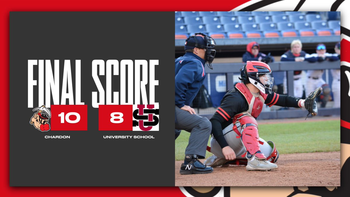 Chardon Baseball (@chardonbaseball) on Twitter photo Varsity (13-5)(6-1)
Toppers 10
University 8
<a href="/DanielCHS2024/">Daniel Joaquin</a> 4.2IP 3H 1ER
<a href="/TyRoediger/">Ty Roediger</a> 2-4 2R 2RBI
<a href="/WFrancis05/">Will Francis</a> 1-3 2R 2RBI
<a href="/fawcett_stone_5/">Stone Fawcett</a> 2-5 2B 2RBI
<a href="/clark1charlie1/">Charlie Clark</a> 2-5 2B 2RBI
<a href="/DanielCHS2024/">Daniel Joaquin</a> 1-2
Robertson 1-1 2B
<a href="/Kyle72085599/">Kyle Mccoy</a> 1-3 Varsity (13-5)(6-1)
Toppers 10
University 8
<a href="/DanielCHS2024/">Daniel Joaquin</a> 4.2IP 3H 1ER
<a href="/TyRoediger/">Ty Roediger</a> 2-4 2R 2RBI
<a href="/WFrancis05/">Will Francis</a> 1-3 2R 2RBI
<a href="/fawcett_stone_5/">Stone Fawcett</a> 2-5 2B 2RBI
<a href="/clark1charlie1/">Charlie Clark</a> 2-5 2B 2RBI
<a href="/DanielCHS2024/">Daniel Joaquin</a> 1-2
Robertson 1-1 2B
<a href="/Kyle72085599/">Kyle Mccoy</a> 1-3