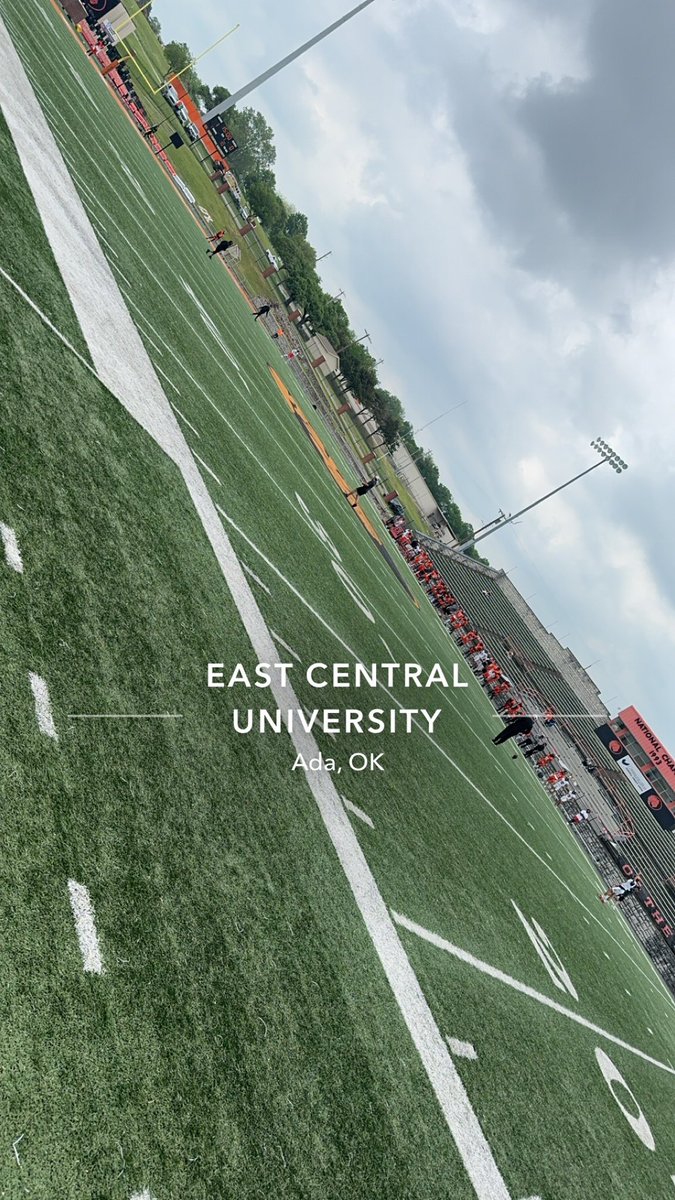 Had a great time today at @ECUTigersFB spring game. Ready to hit the field! Thank you for having us out @Aguilar74OL