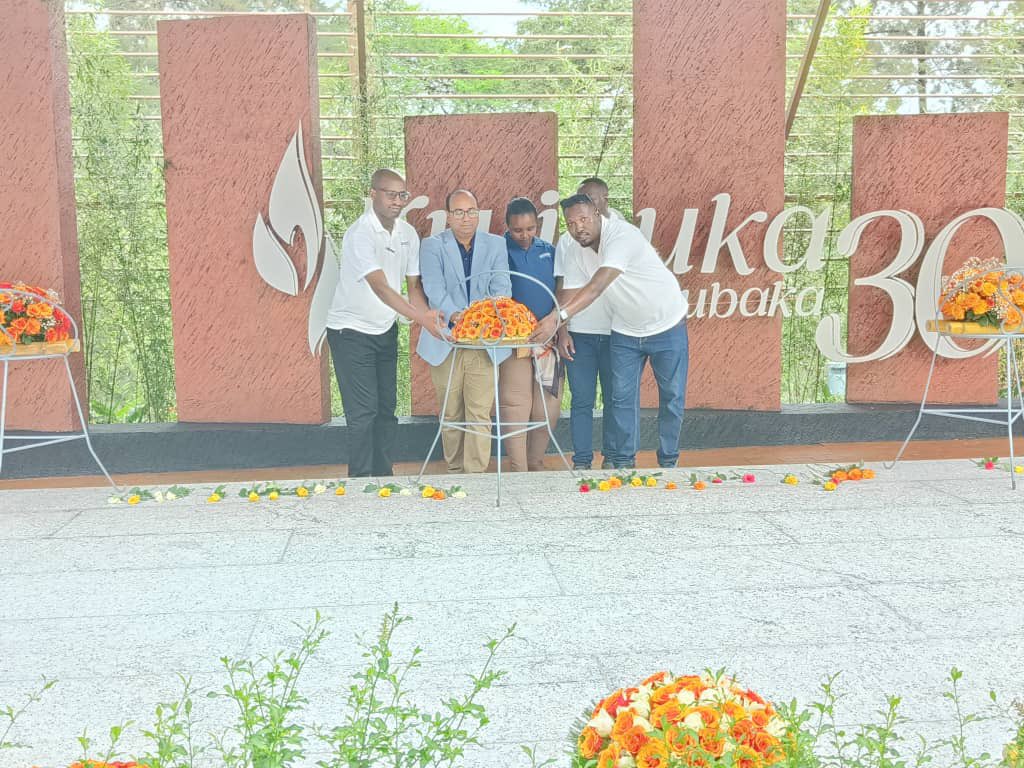 Safintra rwanda and the team laid wreaths and observed a moment of silence at the Genocide memorial site, honoring the lives that were lost in the 1994 Genocide against the Tutsi

#Kwibuka30
