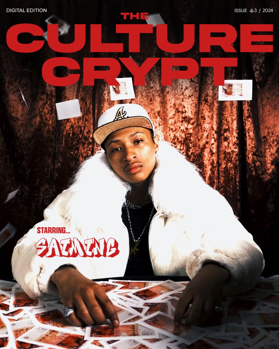 theculturecrypt's tweet photo. THE CULTURE CRYPT / ISSUE #3 DIGITAL EDITION / SAIMING

WOOF MEOW. MEET @saimingmusic - THE SOUTH LONDON RAPSTAR MAKING WAVES AND TAKIN' NAMES

Stay tuned for more📎 https://t.co/pE2BVAJQUG