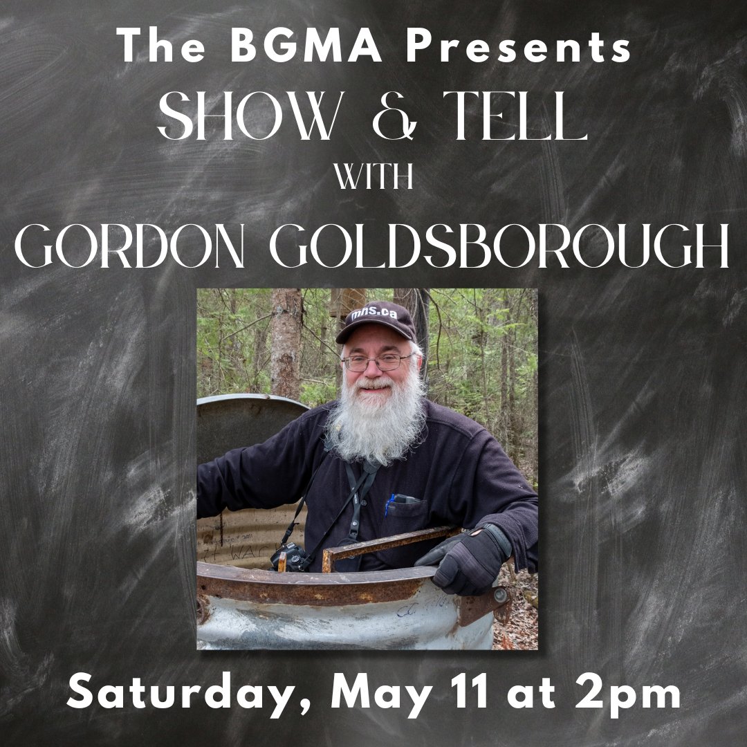 Gordon Goldsborough is our next Show & Tell speaker! Join us on May 11 at 2pm at the BGMA for what is sure to be a presentation you'll never forget. Space is limited, so best to reserve your spot by emailing bgmainfo@wcgwave.ca or calling 204-717-1514 #abandonedmanitoba