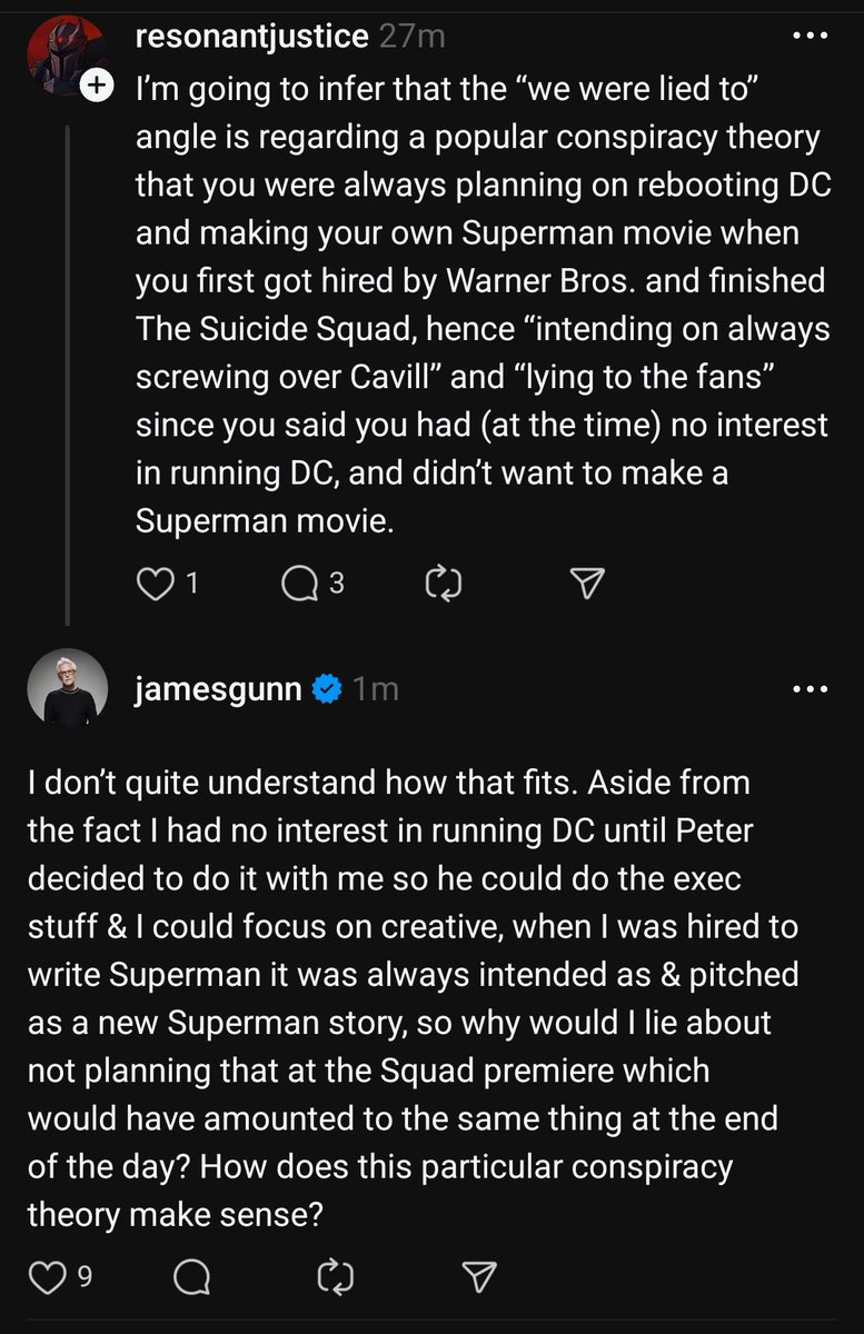 James Gunn says he had no interest in running Dc until Peter Safran decided to do it with him