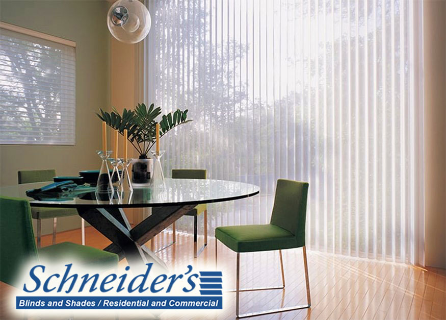 SchneiderBlinds's tweet photo. Our Vertical #SheerShadings combine the #beauty of sheer shadings &amp; light control of #VerticalBlinds giving you endless ways to control light.
#VerticalSheerShadings with Wand Control are also Certified #BestForKids. ➡️ https://t.co/Aubz7RNMMp