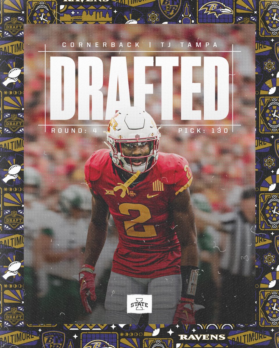 Baltimore Bound‼️ @Tamp1A is heading to the @Ravens 🌪️🚨🌪️