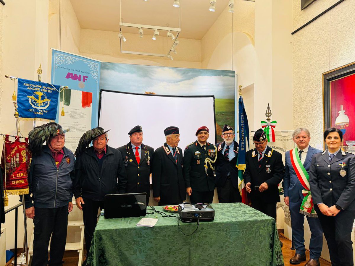 India🇮🇳🤝🇮🇹Italy deepening historical connect.Embassy’s Def.Attache Col.V.S.Salaria joined Italian dignitaries at solemn Commemorative event at Talamello to celebrate 80th Anniversary of Italian WWII Campaign.Both sides highlighted stellar role of Indian soldiers in the campaign.