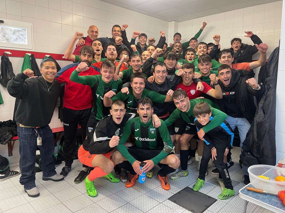 👏🏼 ¡Gran victoria de nuestro filial frente al Zazpi Landa para estar un poquito más cerca del ascenso!

😍 Zorionak, talde!

#GoazenRiver