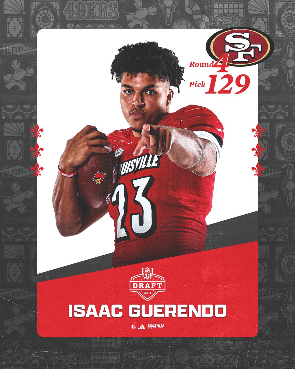 .@49ers got a good one 💪 @isaacguerendo is heading to San Francisco! #GoCards x #NFLDraft