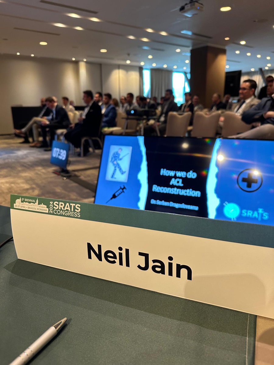 Mr Neil Jain @drneiljain from our executive committee has been representing @BOSTAA_UK at SRATS 2024 over the last two days! #SRATS24 #ACLs #Knees @BritOrthopaedic @bota_uk
