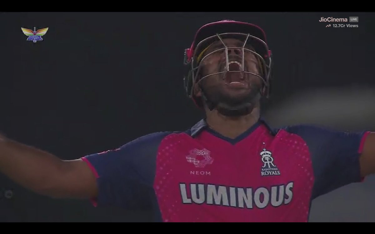 World Cup is calling Sanju Samson...!!🔥

- The Roar Sanju Samson..!👏

#SanjuSamson #RRvsLSG