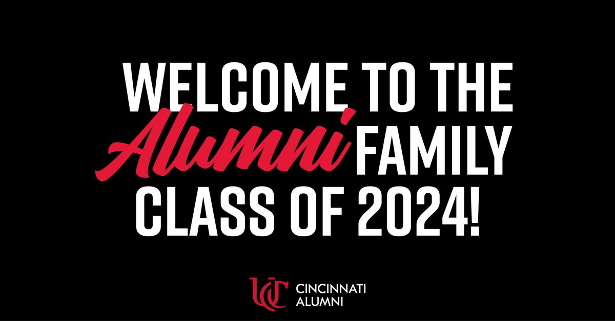 Congratulations to the Class of 2024 and welcome to the UC Alumni family! 🎓🐾 #BearcatForLife #UCGrad24